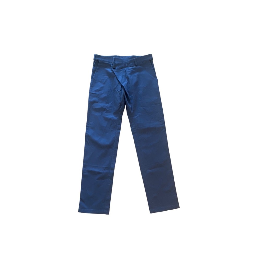 NWT Women S The Phluid Project Blue Pants Crossover Ankle Tapered Chino Trousers